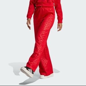 NWT Jaqueta Adidas Originals Women's Red Track Pants